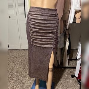 Zara Bronze Skirt Size S